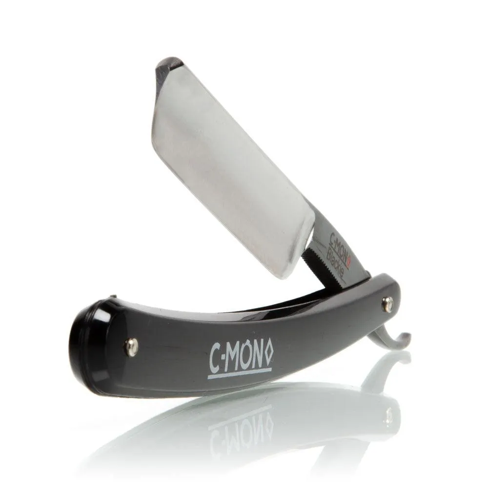 C-MON "Blackie" Straight Razor