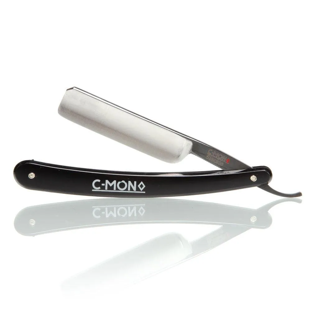 C-MON "Blackie" Straight Razor