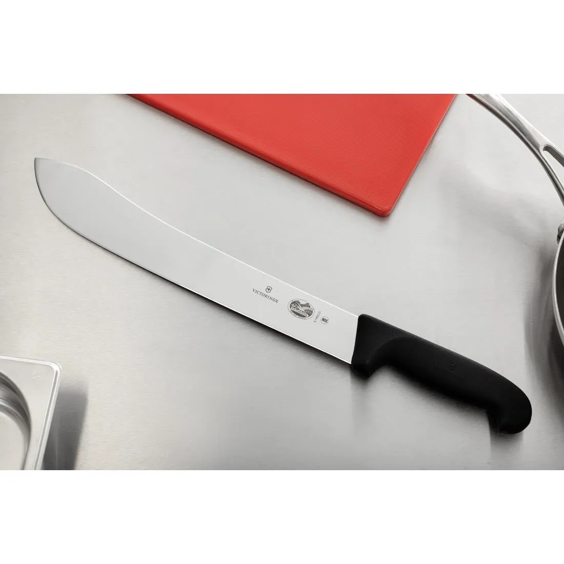 C676 Victorinox Fibrox Butchers Steak Knife 30.5cm