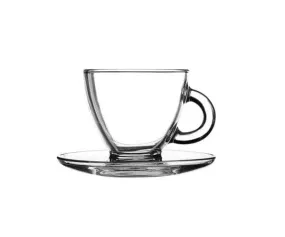 Cappuccino Cup & Saucer Set of 2