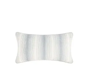 Capri Blue Stiped Lumbar Pillow