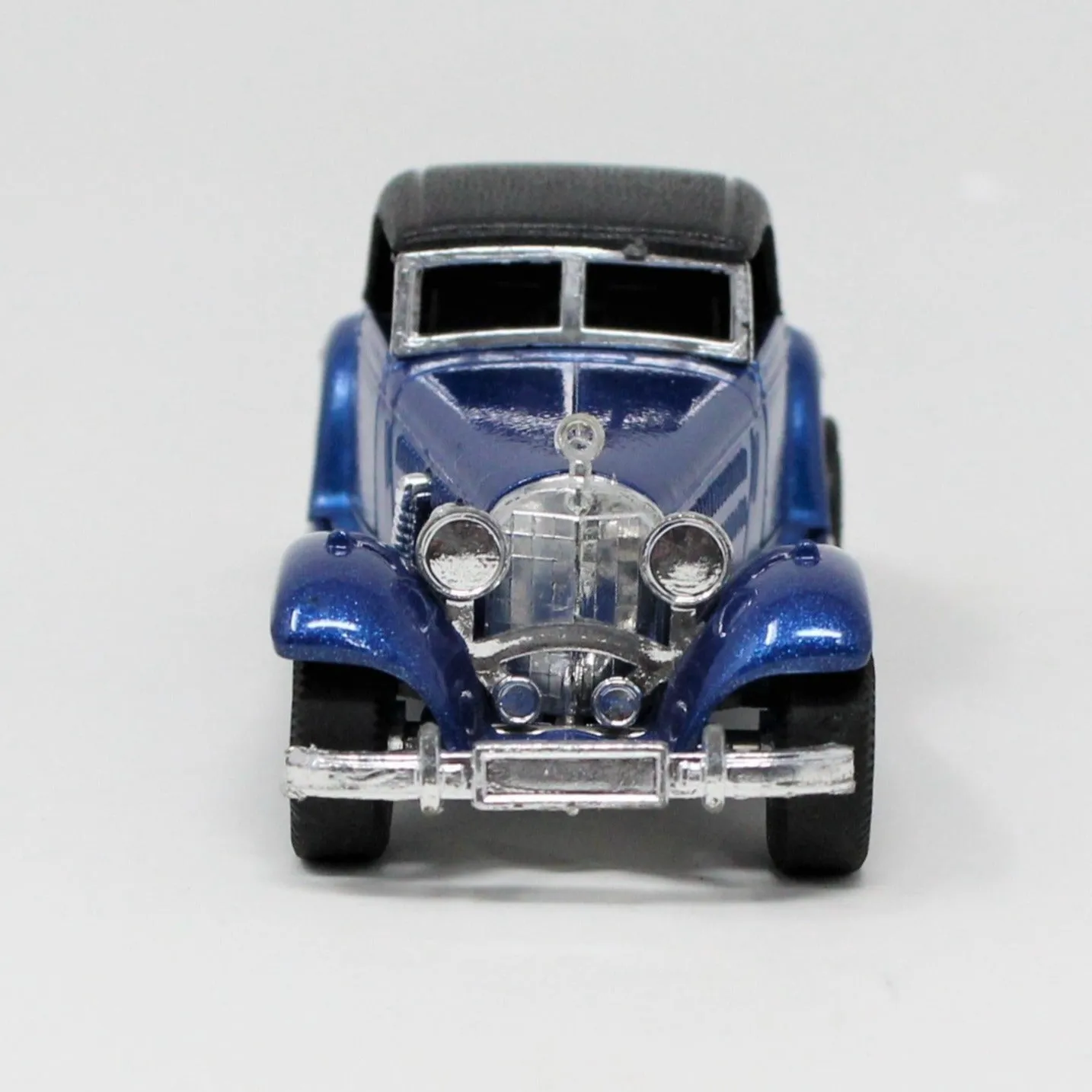 Car, Die Cast Toy, Yatming, Mercedes Cabriolet 540K Blue, Vintage