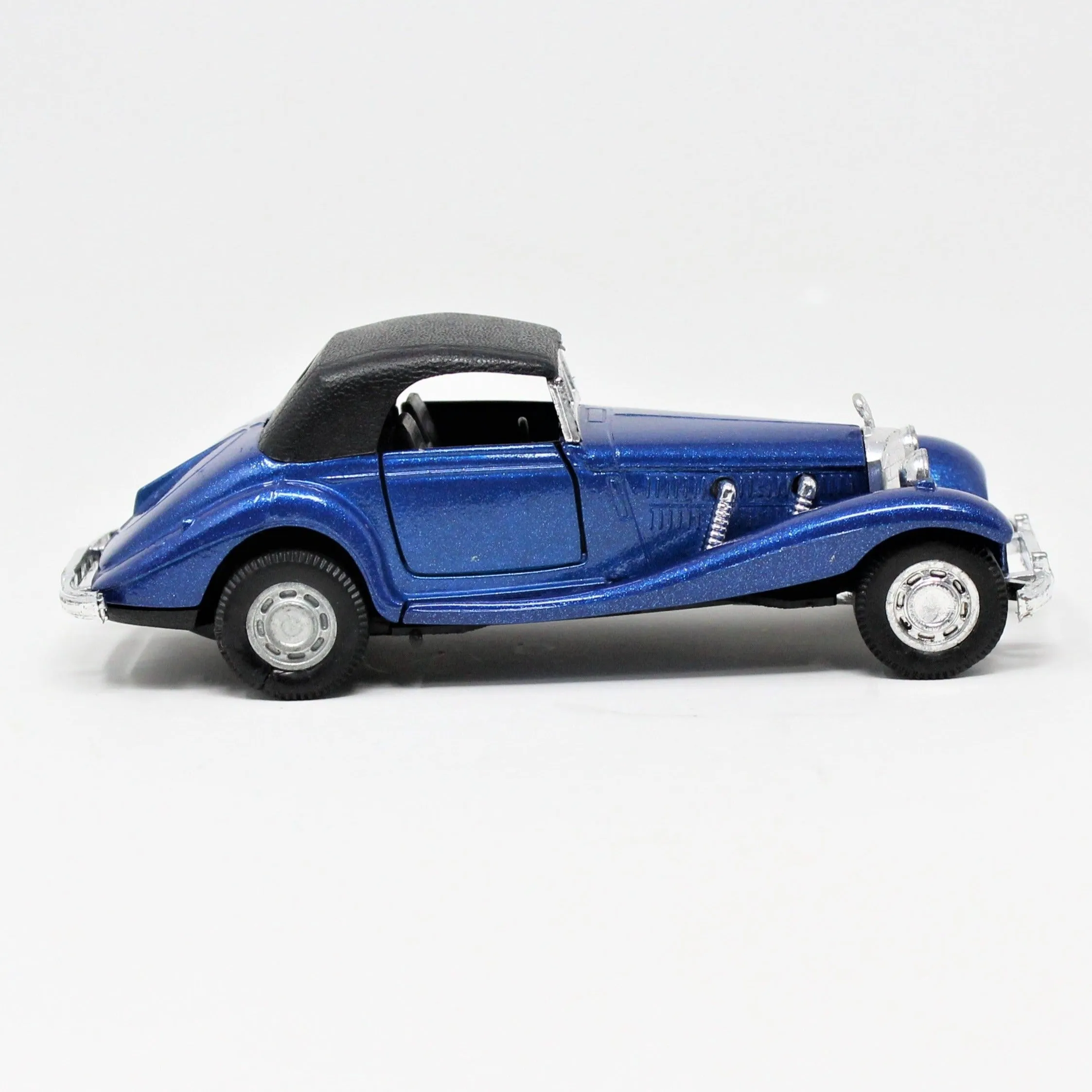 Car, Die Cast Toy, Yatming, Mercedes Cabriolet 540K Blue, Vintage