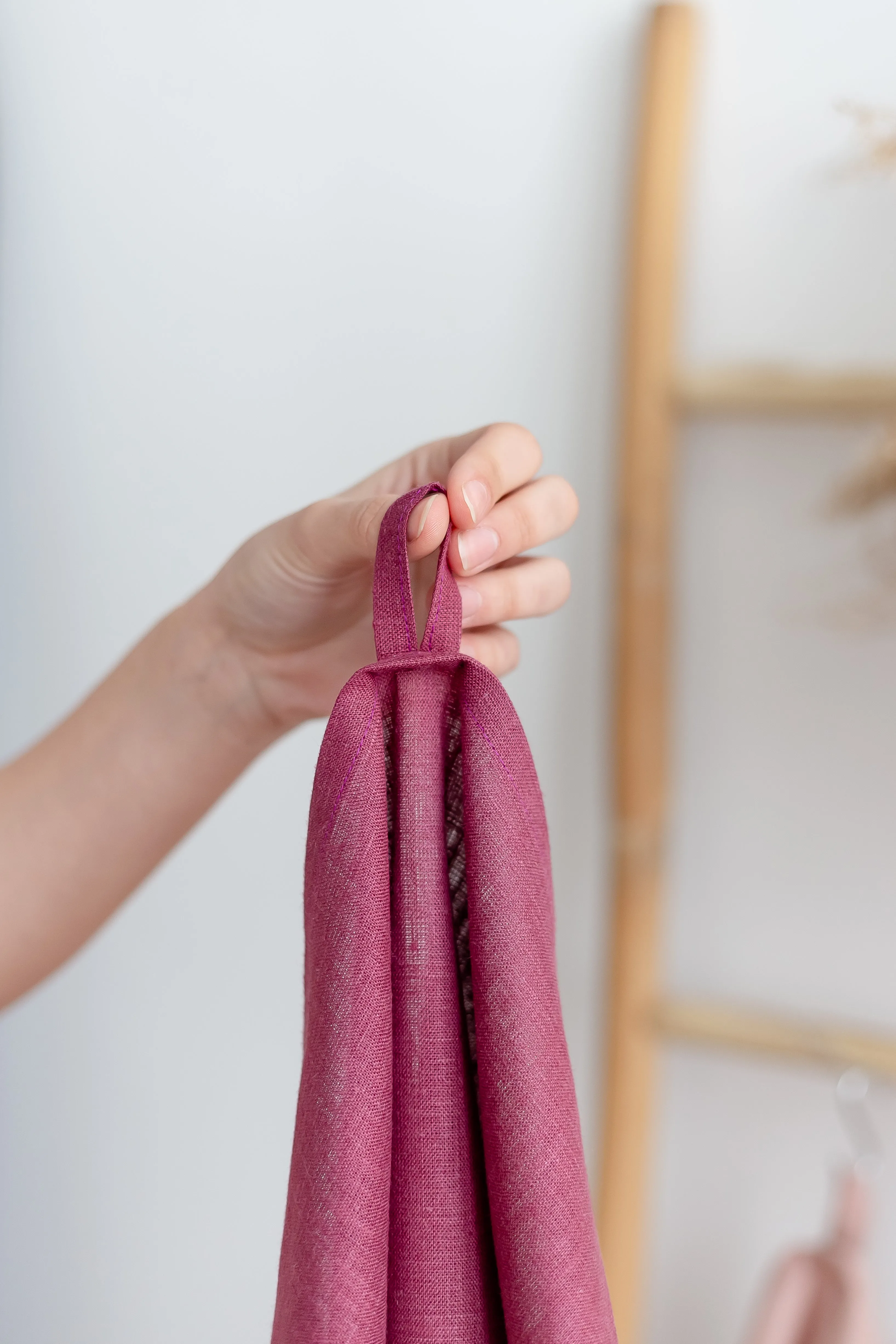 Cherry Linen Kitchen Towel