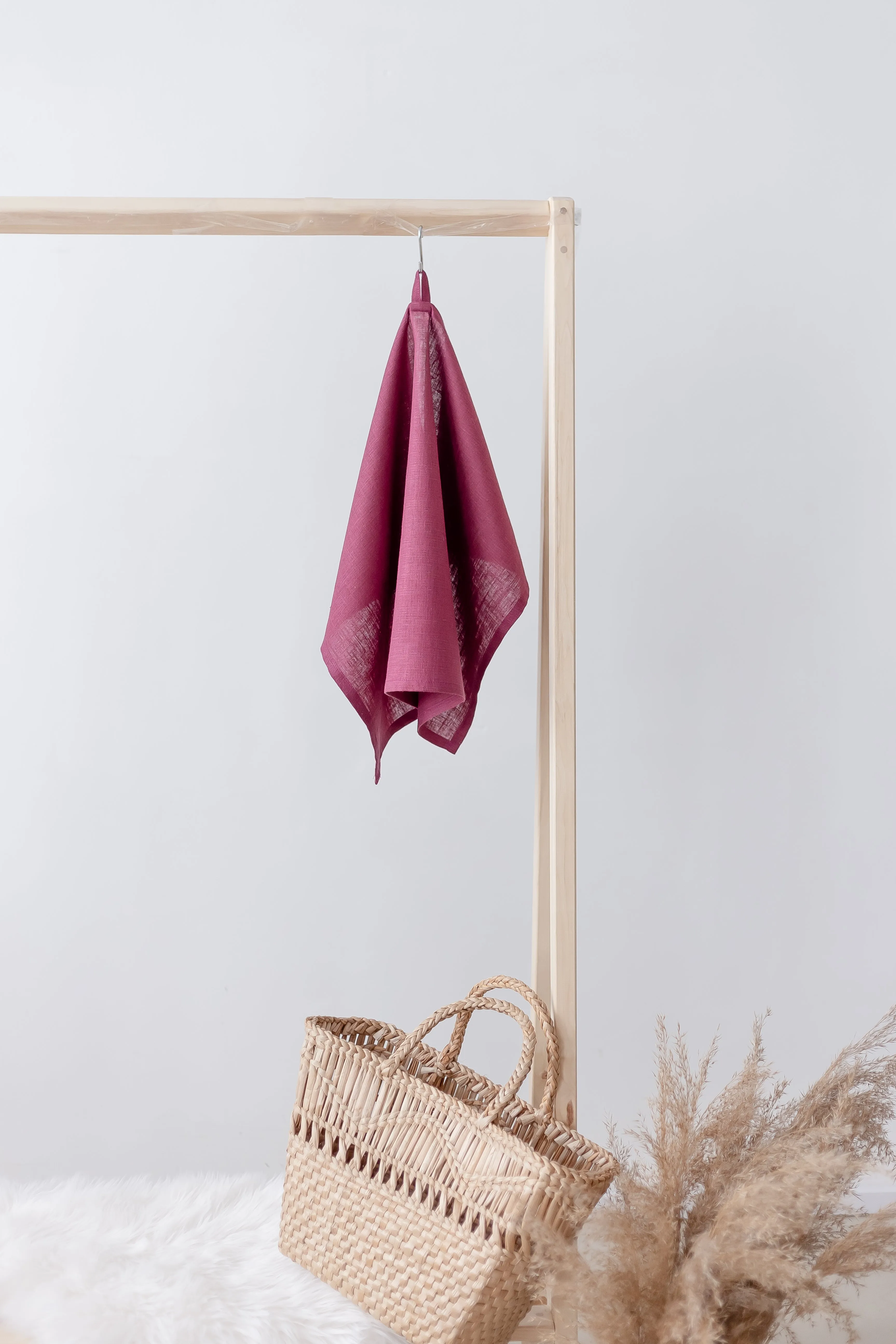 Cherry Linen Kitchen Towel