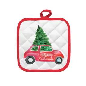 Christmas Tree on Car Pot Holder