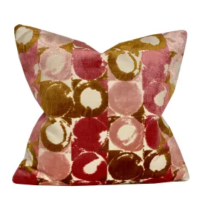 Circles Velvet Pillow Cover