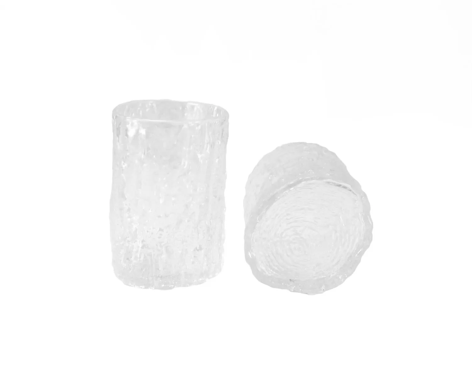 Clear Stump Cup Pair