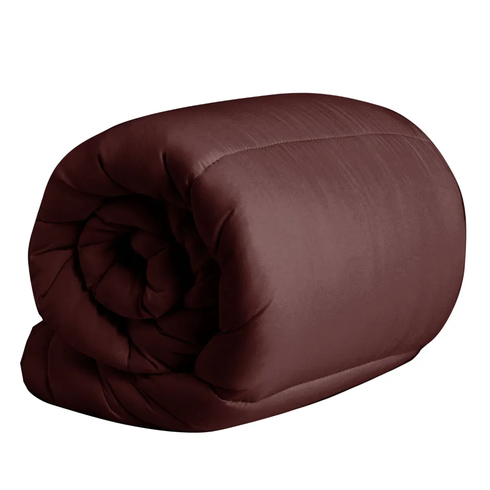 Cotton Home Roll Comforter Bordo