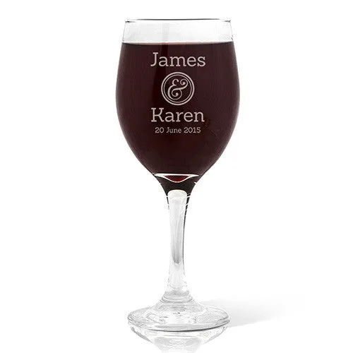 Couples Design Wine 410ml Glass