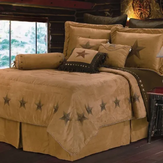 Cowgirl Kim Luxury Star Faux Suede Comforter Set