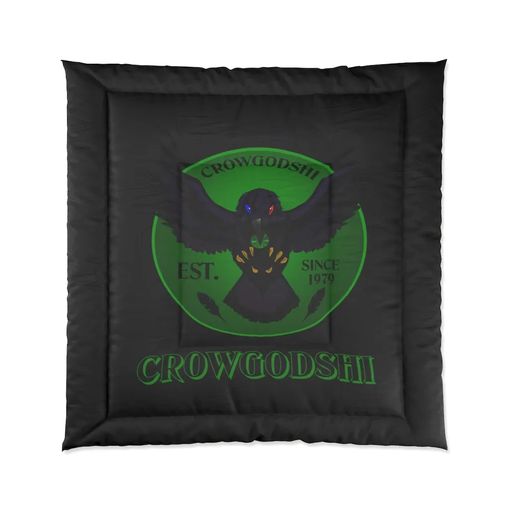 Crowgodshi  Comforter, BLACK