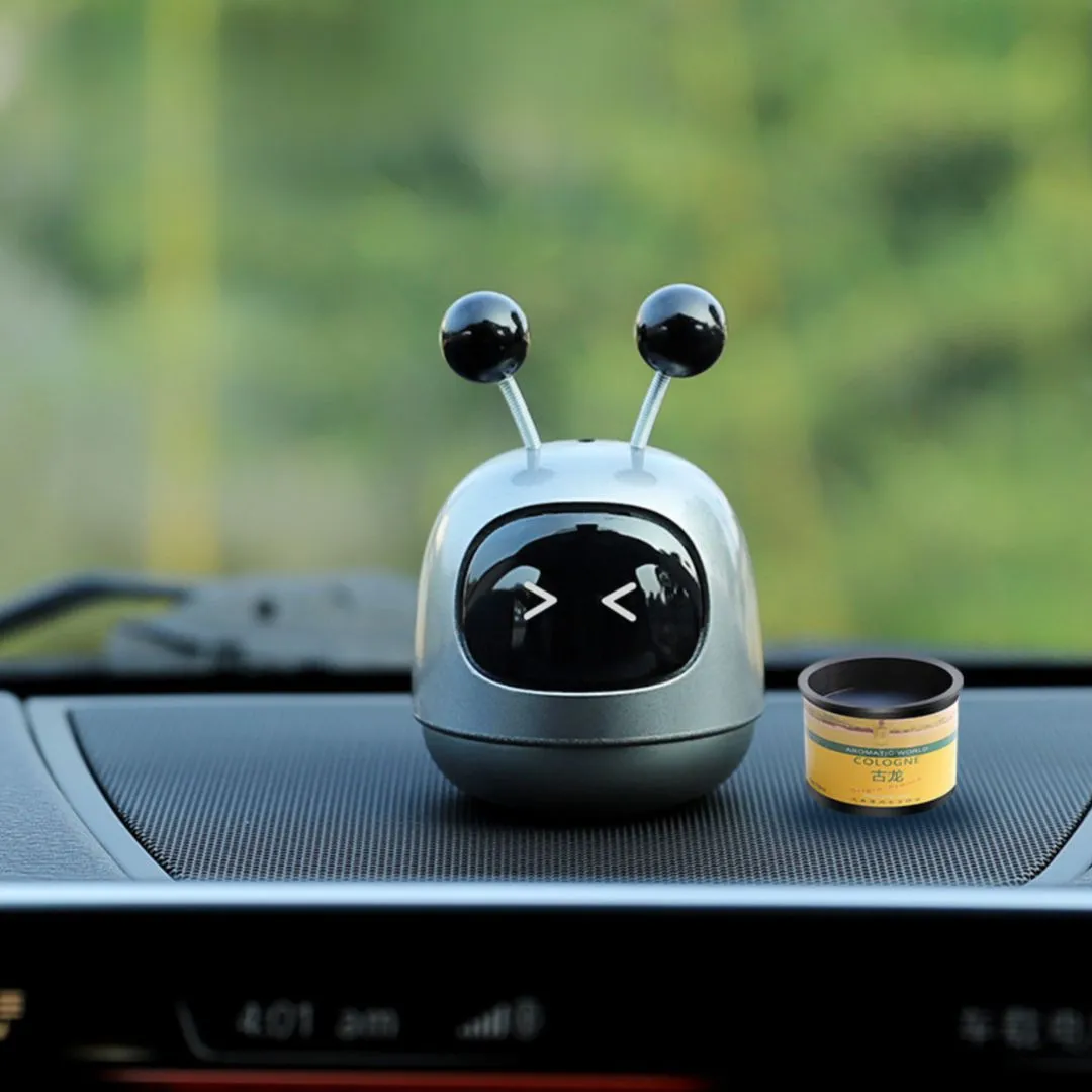 Cute Robot Perfume | Car Dashboard Fragrance Diffuser