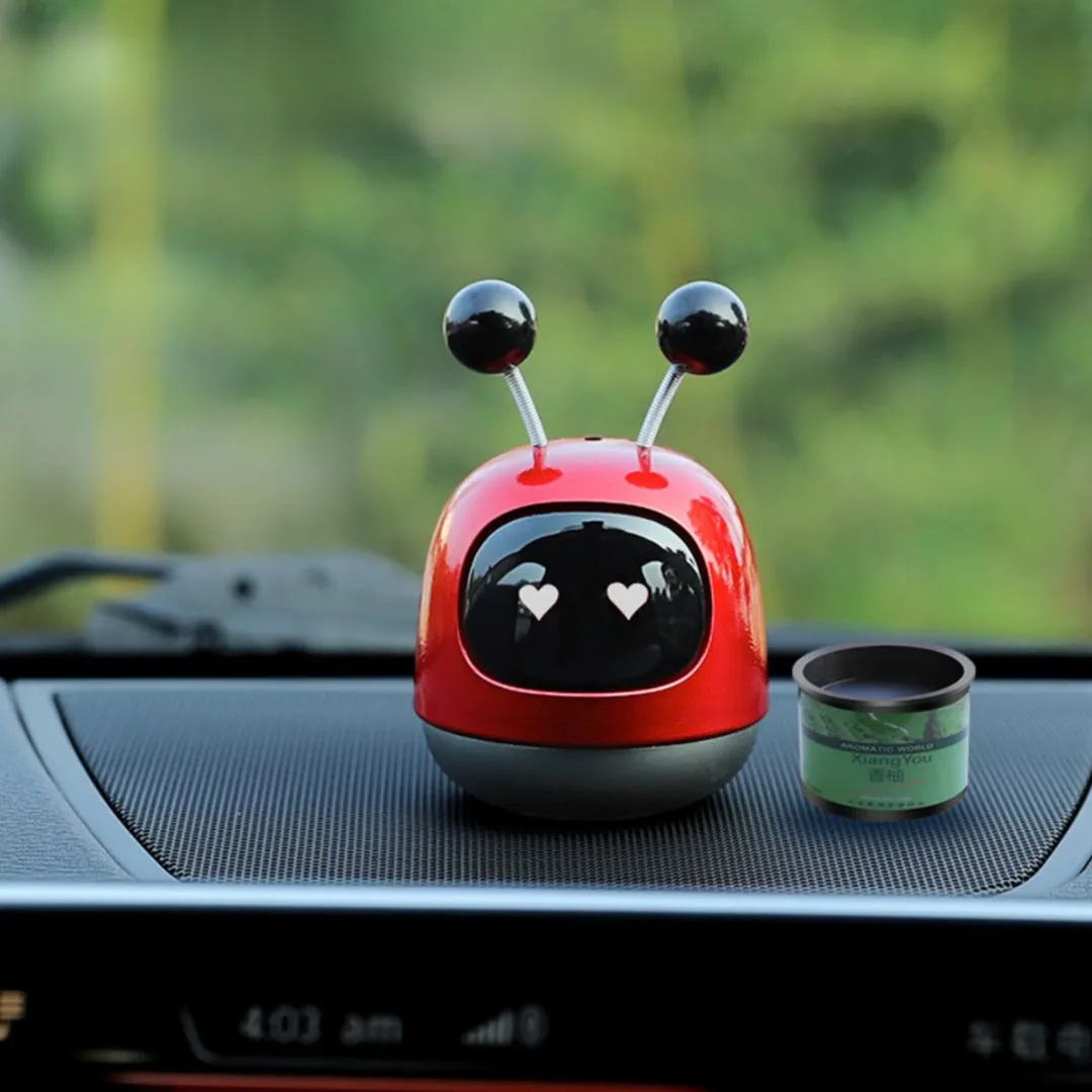 Cute Robot Perfume | Car Dashboard Fragrance Diffuser