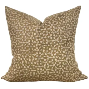 Designer Auburn Floral Pillow Cover