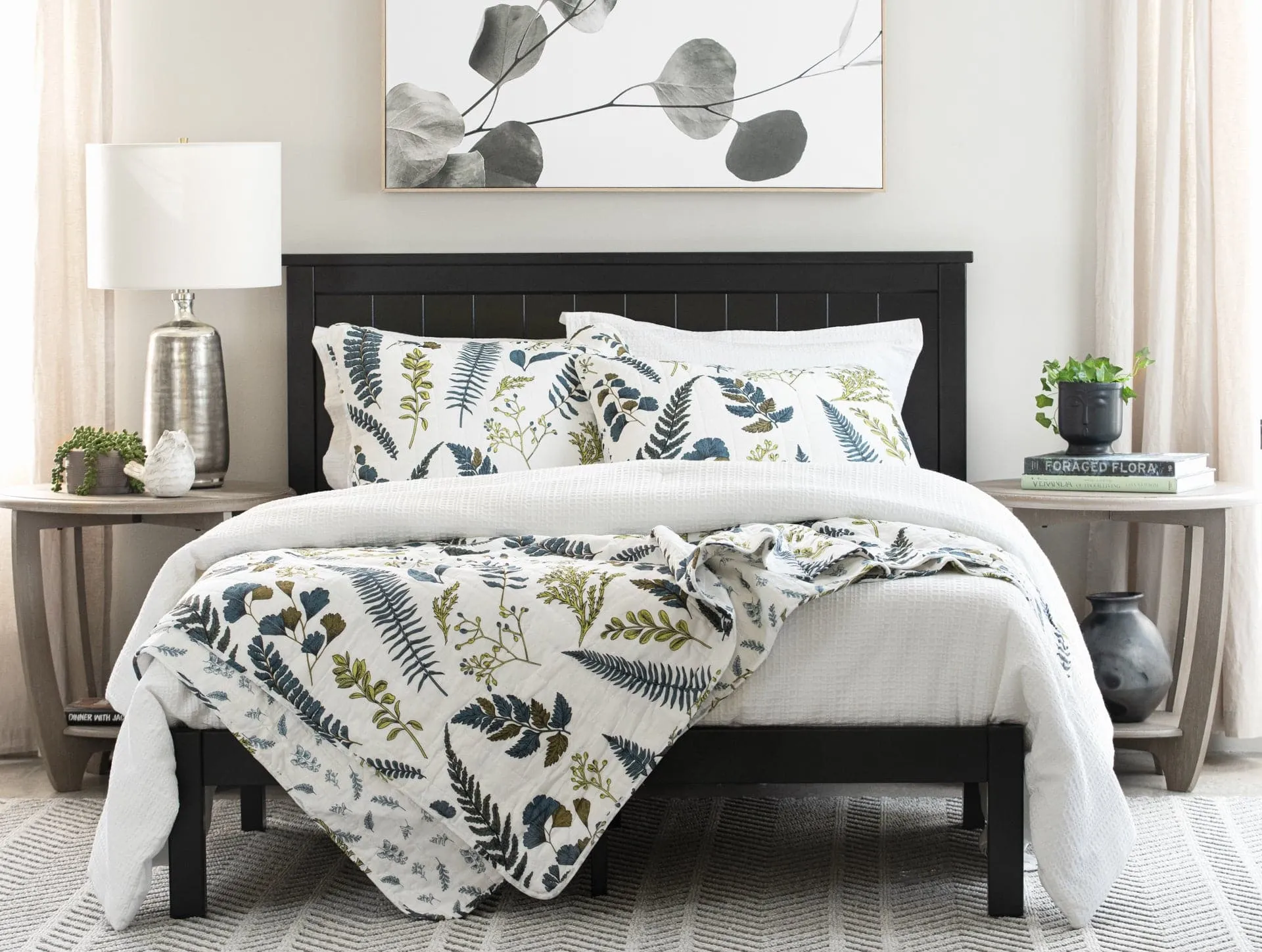 Devonia All Over Cotton Quilt 3 Piece Set