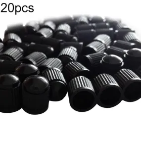 Dome Shape Plastic Car Tyre Valve Dust Caps set of 20 PC