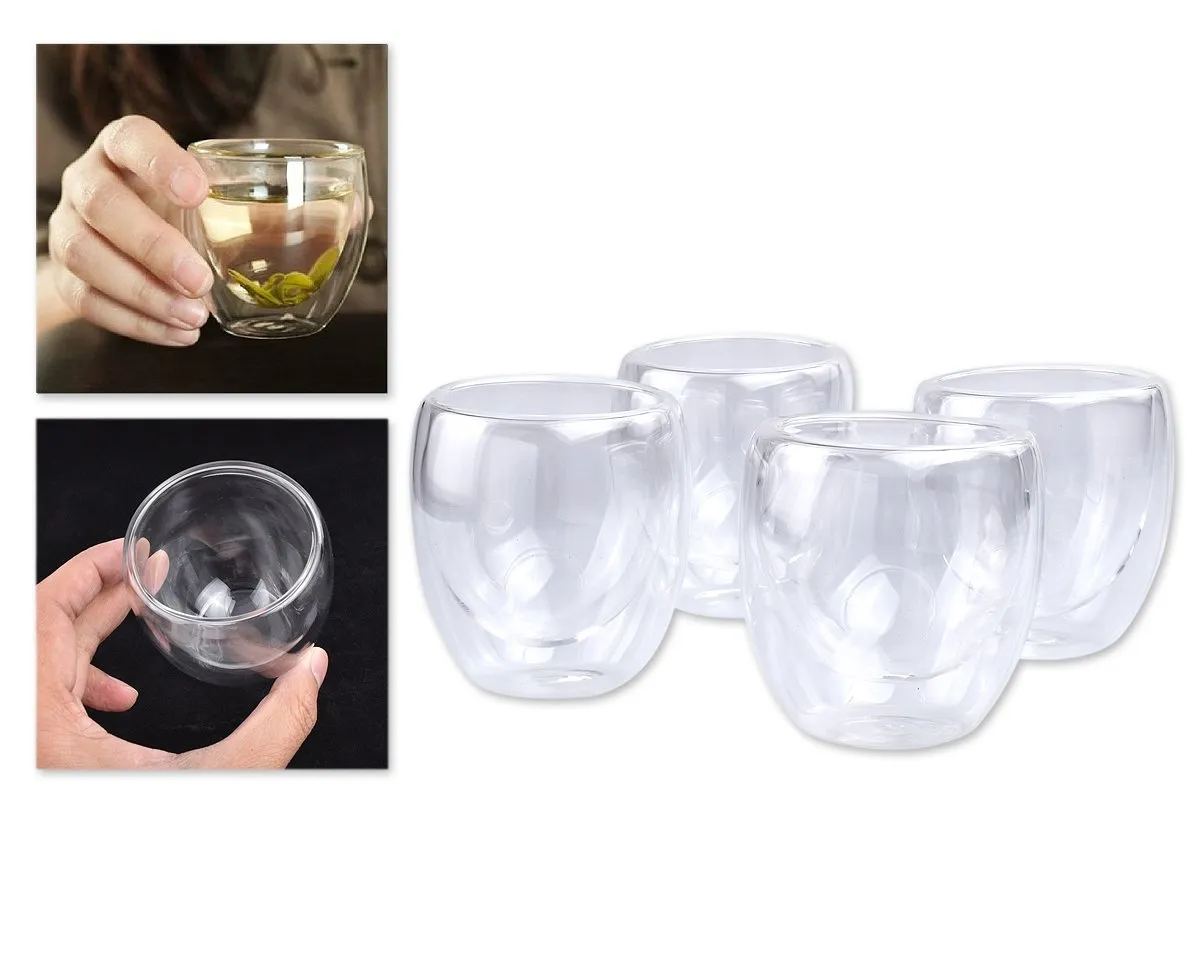 Double Walled Coffee Glasses