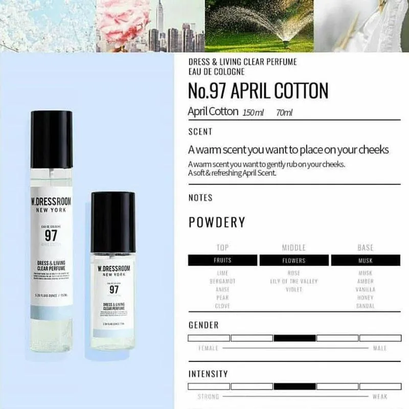 Dress & Living Clear Perfume No.97 April Cotton