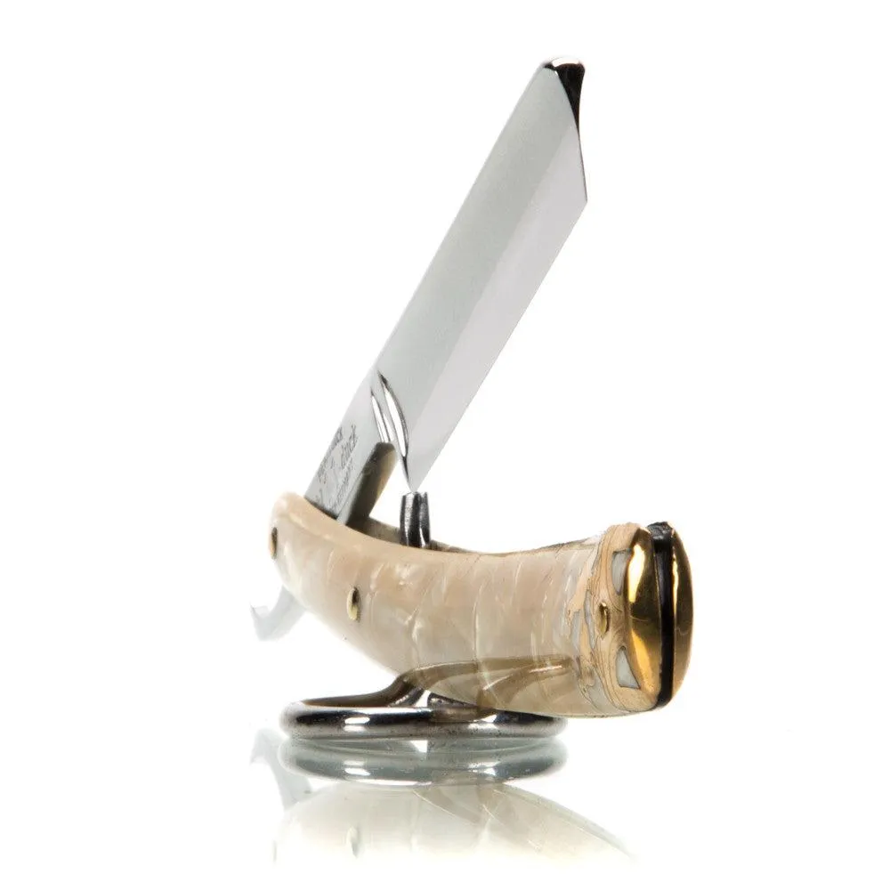 Dubl Duck Goldenedge - 5/8 Square Tip Straight Razor