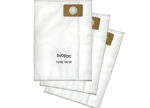 DuoVac 196 Hepa Bags 3 pack