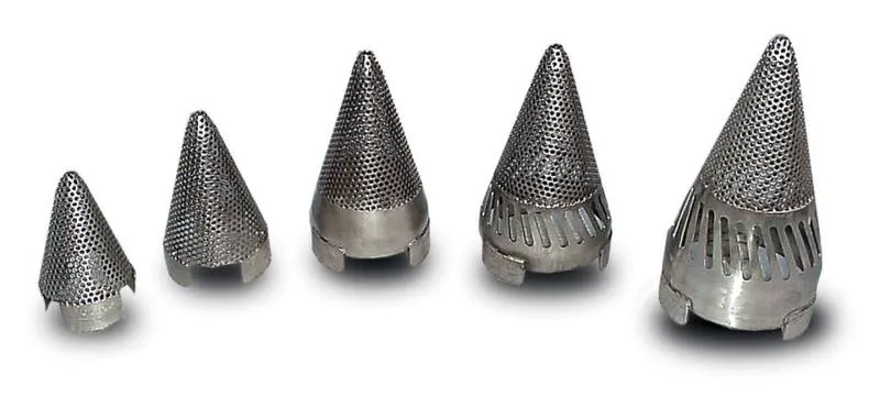 Dynatech Vortex Cone Insert Muffler - Slips Into 3" Collectors