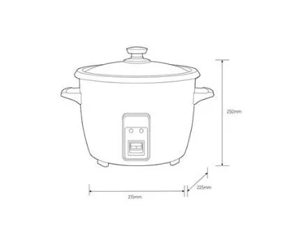 Electrolux E2RC1-220W 1.3L Rice Cooker