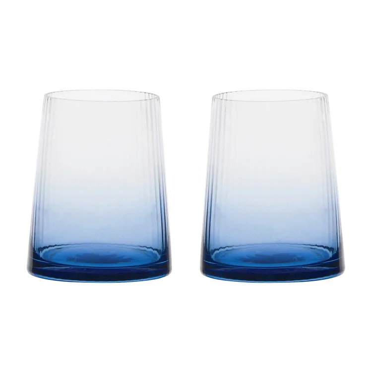 Empire Blue Highball Tumblers Set of 2