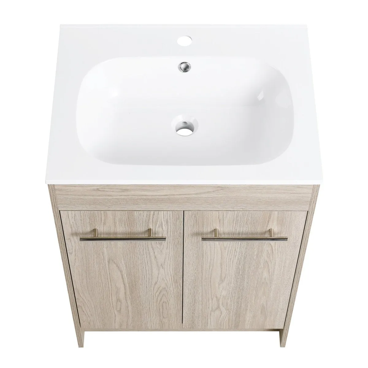 ExBrite 24 Inch Freestanding Bathroom Vanity