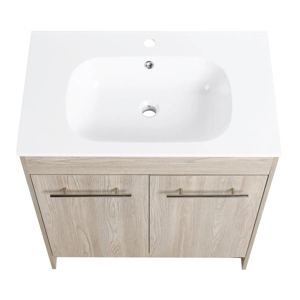 ExBrite 30 Inch Freestanding Bathroom Vanity