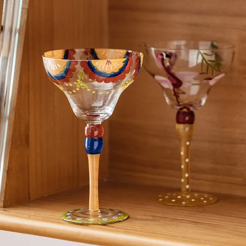 Festive Margarita Glass Coupes