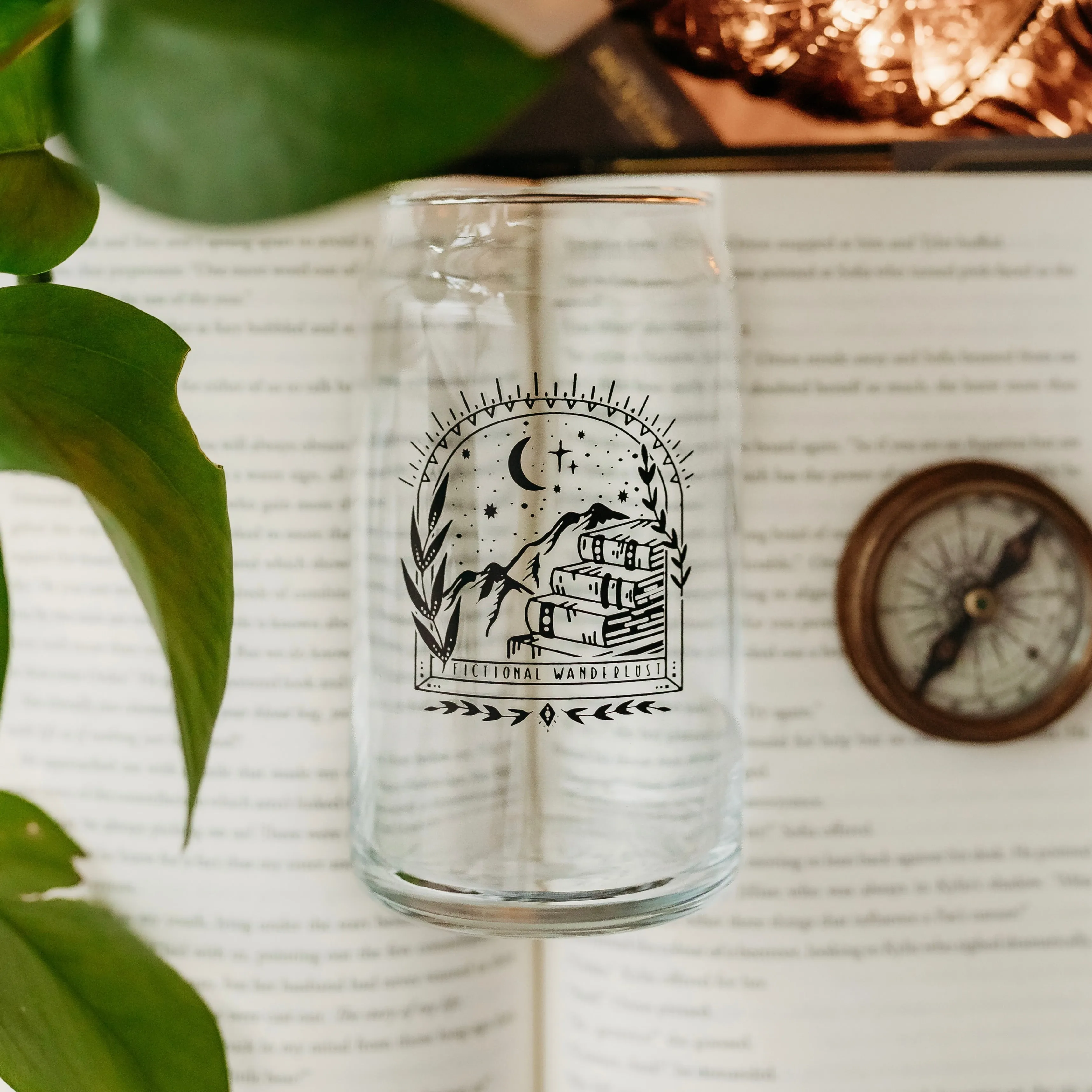 Fictional Wanderlust Glass