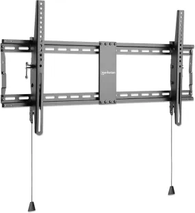 Flat Tilt TV Wall Mount for Large 43-100 inch TVs up to 155 lbs, Ultra Slim Design, Spring Loaded, Pull Cord, Max 800 x 400 VESA - 462020