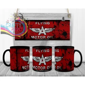 Flying Motor Oil Dirty Mug