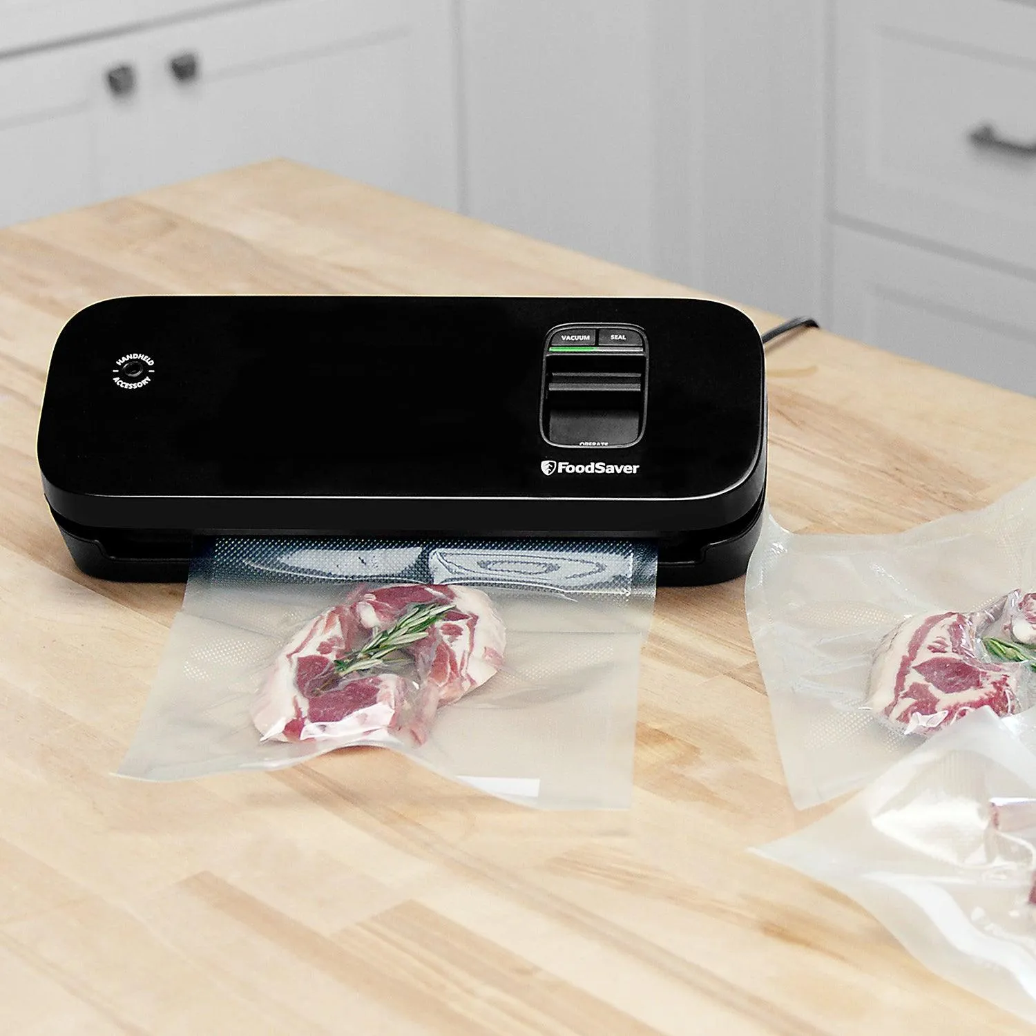 FoodSaver Vacuum Sealer Black with 8" Roll and Bags