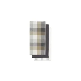 Frosted Check Kitchen Towel Set Of 3