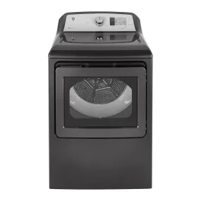 GE - 7.4 Cu. Ft. 12 Cycle Electric Dryer - Diamond Gray