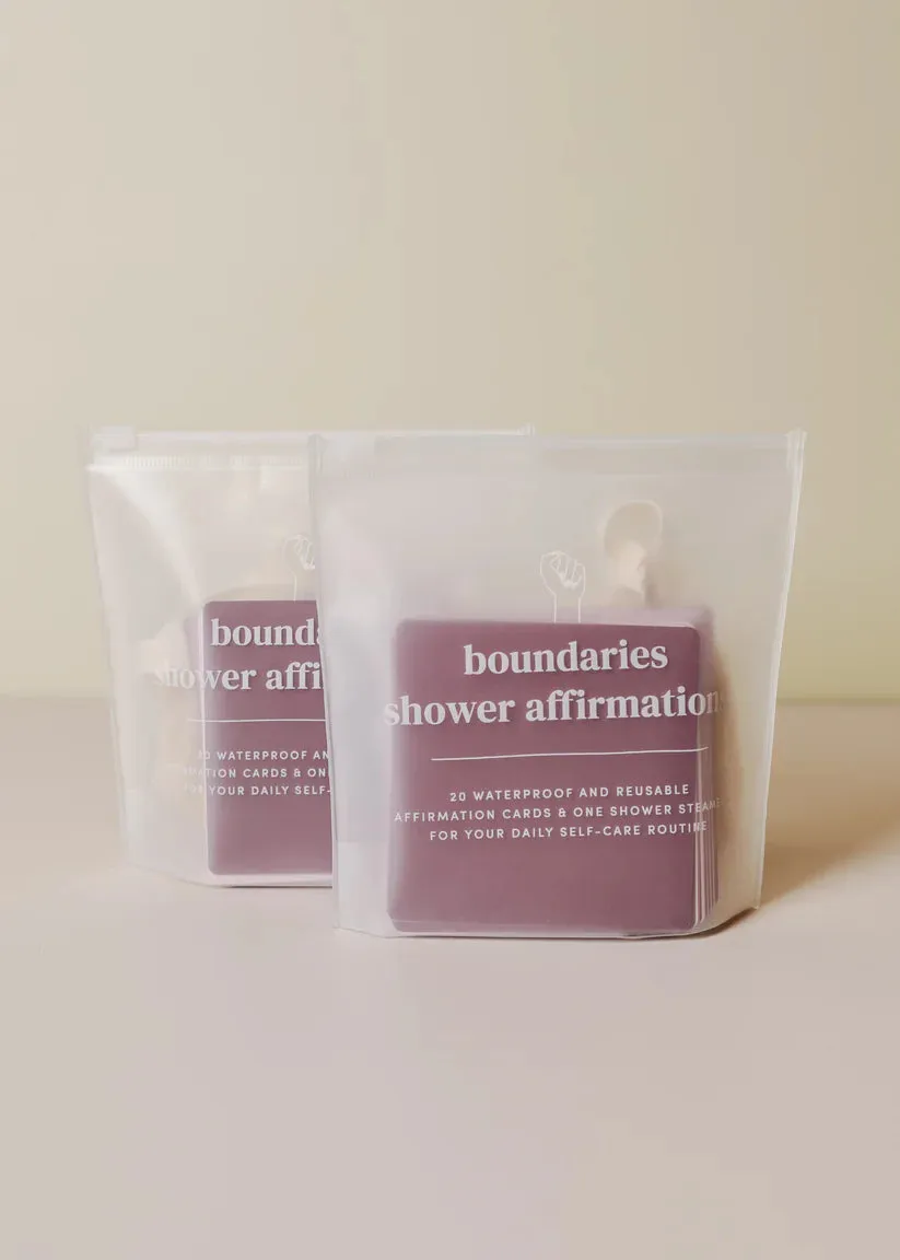 Gift Set - Boundaries Shower Affirmations