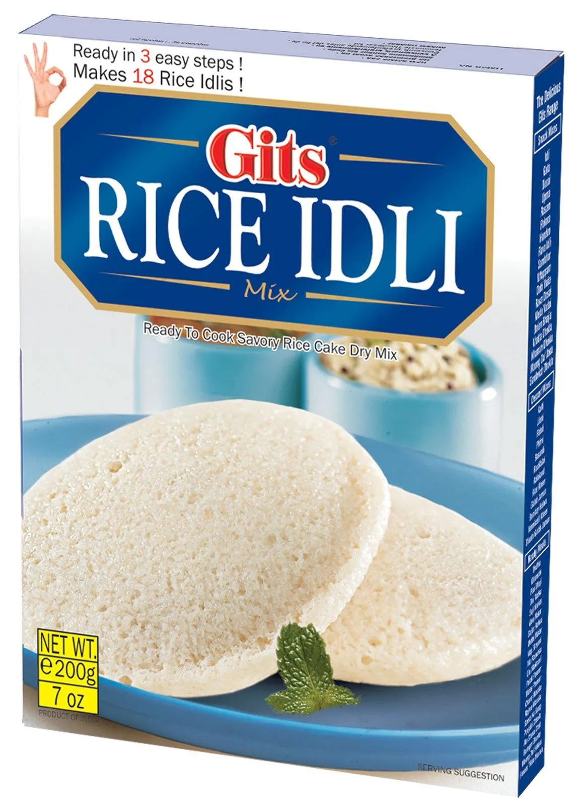 GITS Rice Idli Mix 200G