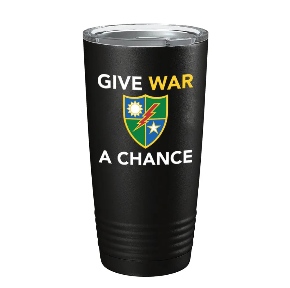 Give War A Chance Tumbler