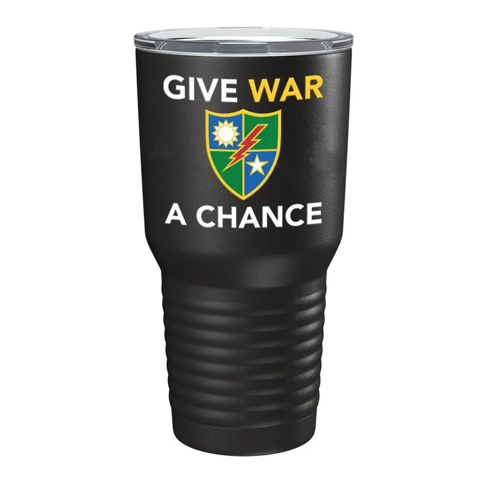 Give War A Chance Tumbler