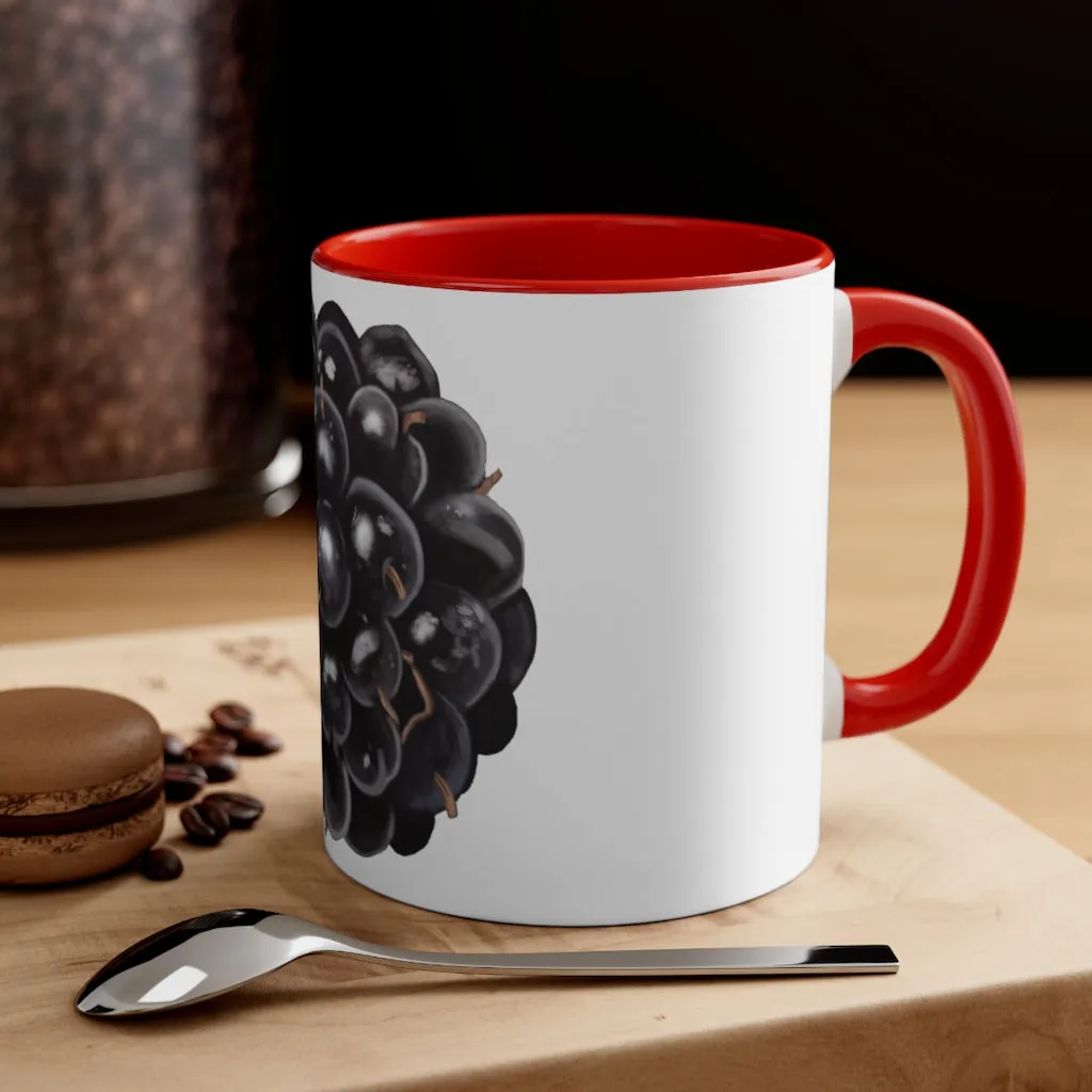 Grape Accent Coffee Mug, 11oz