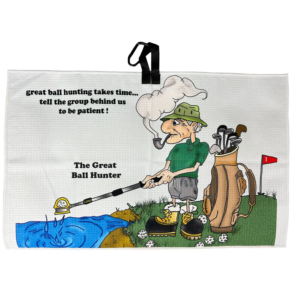 Great Ball Hunter Waffle Golf Towel