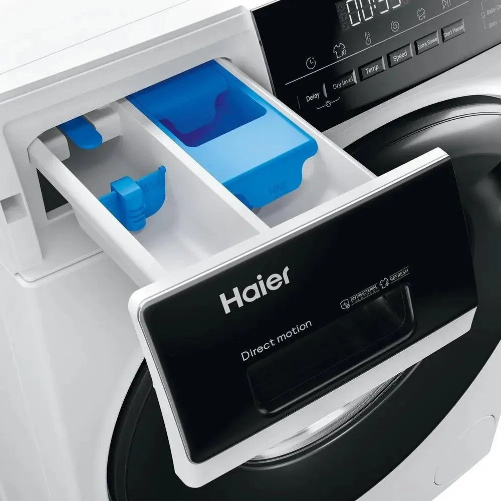 Haier HWD90B14939 9Kg/6Kg 1400 Spin Washer Dryer, White