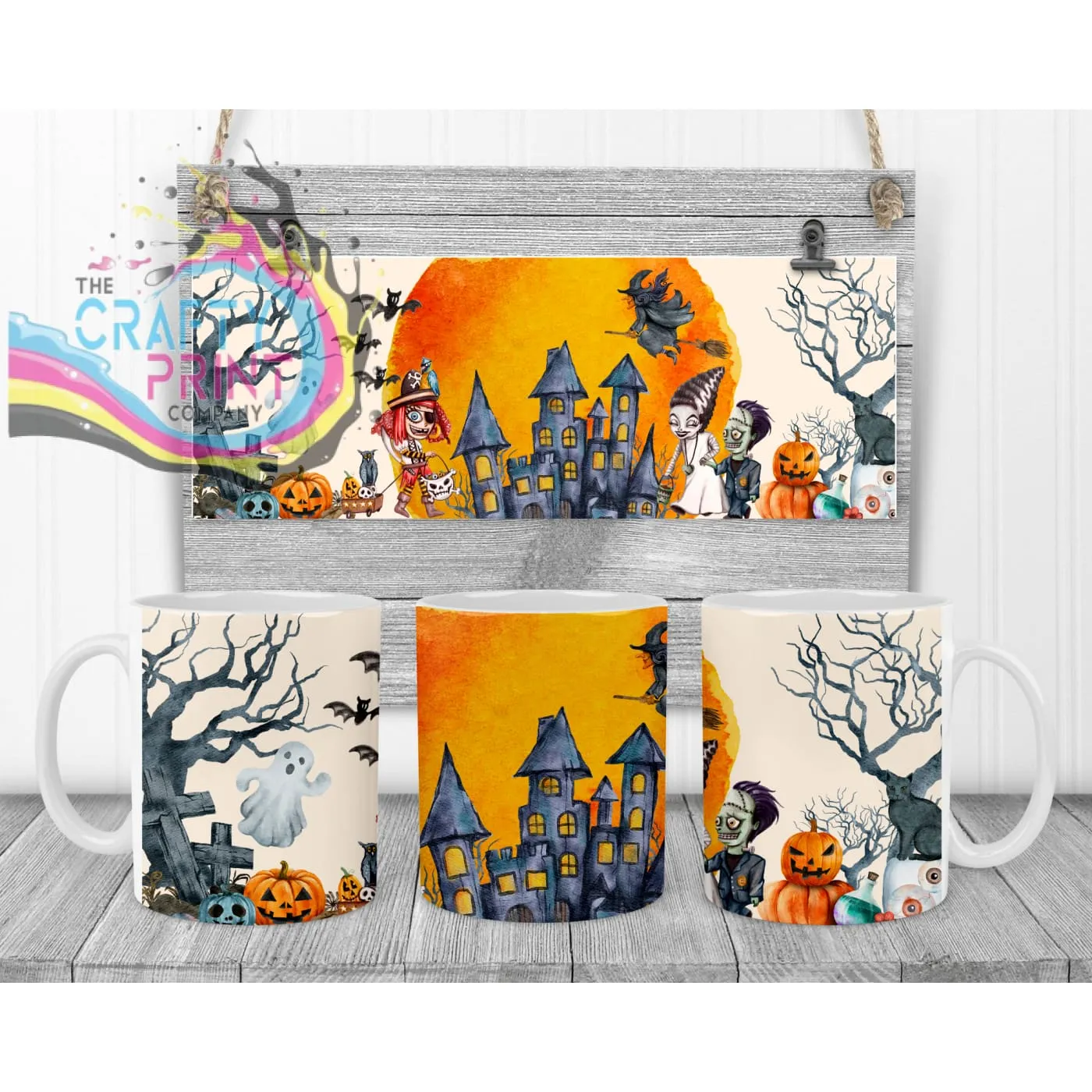 Halloween Scene V2 Mug