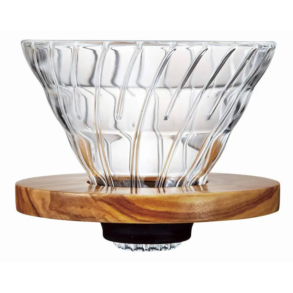 Hario V60 Glass Dripper 02 - Olive Wood