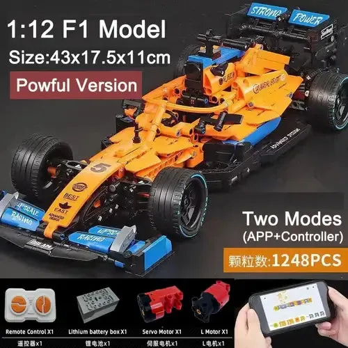 High-tech Building Blocks F1 Formula 1 Remote Control Super Racing Car