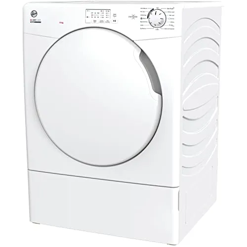 Hoover HLEV9LF 9Kg Vented Tumble Dryer in White Sensor NFC C Rated