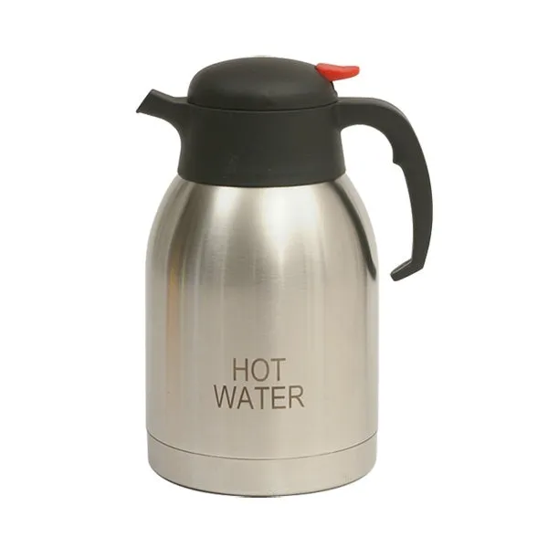 Hot Water Inscribed Stainless Steel Vacuum Jug 2.0L