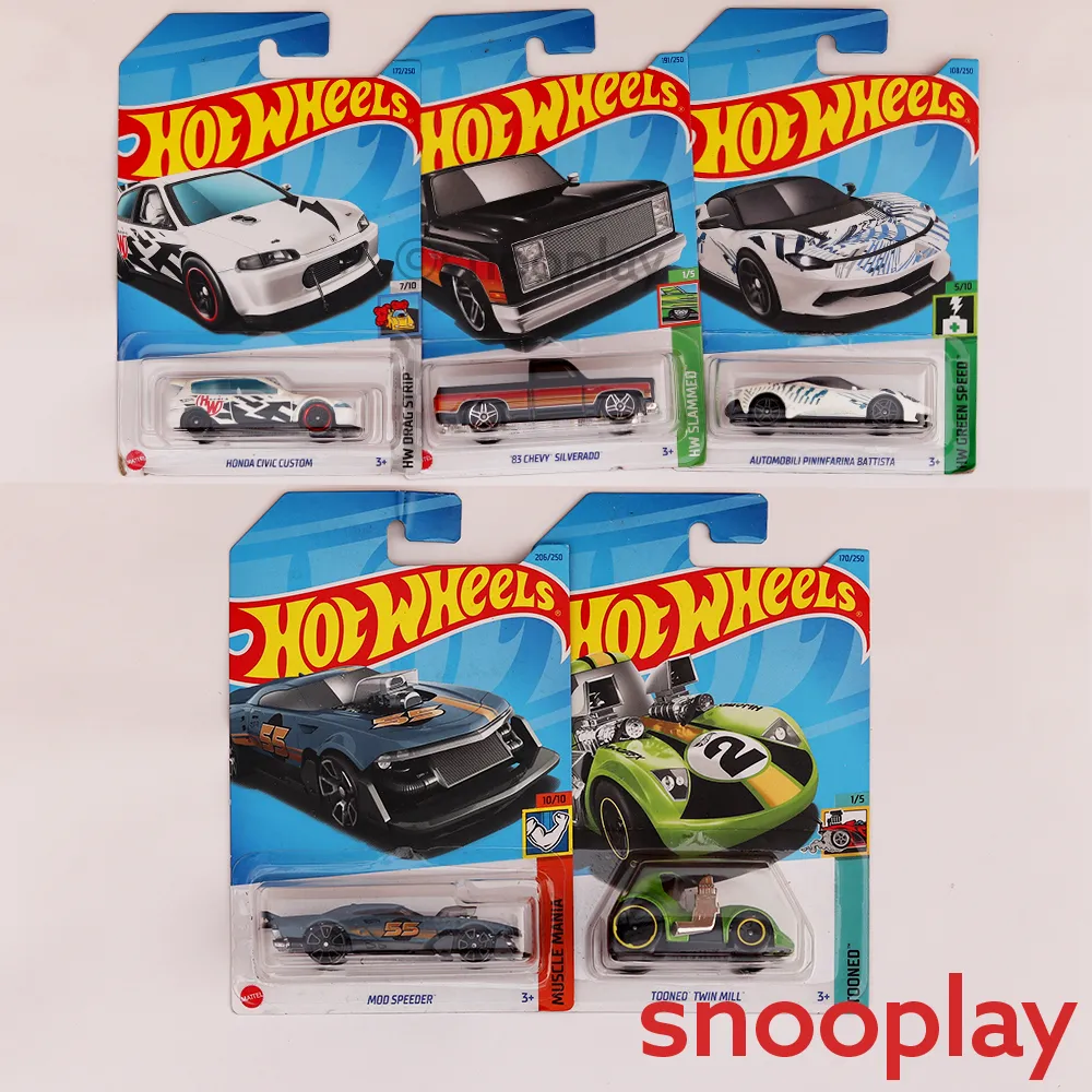 Hot Wheels Car Set of 5 [HW 55]